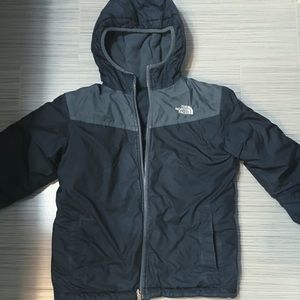 Boys North Face reversesible winter coat